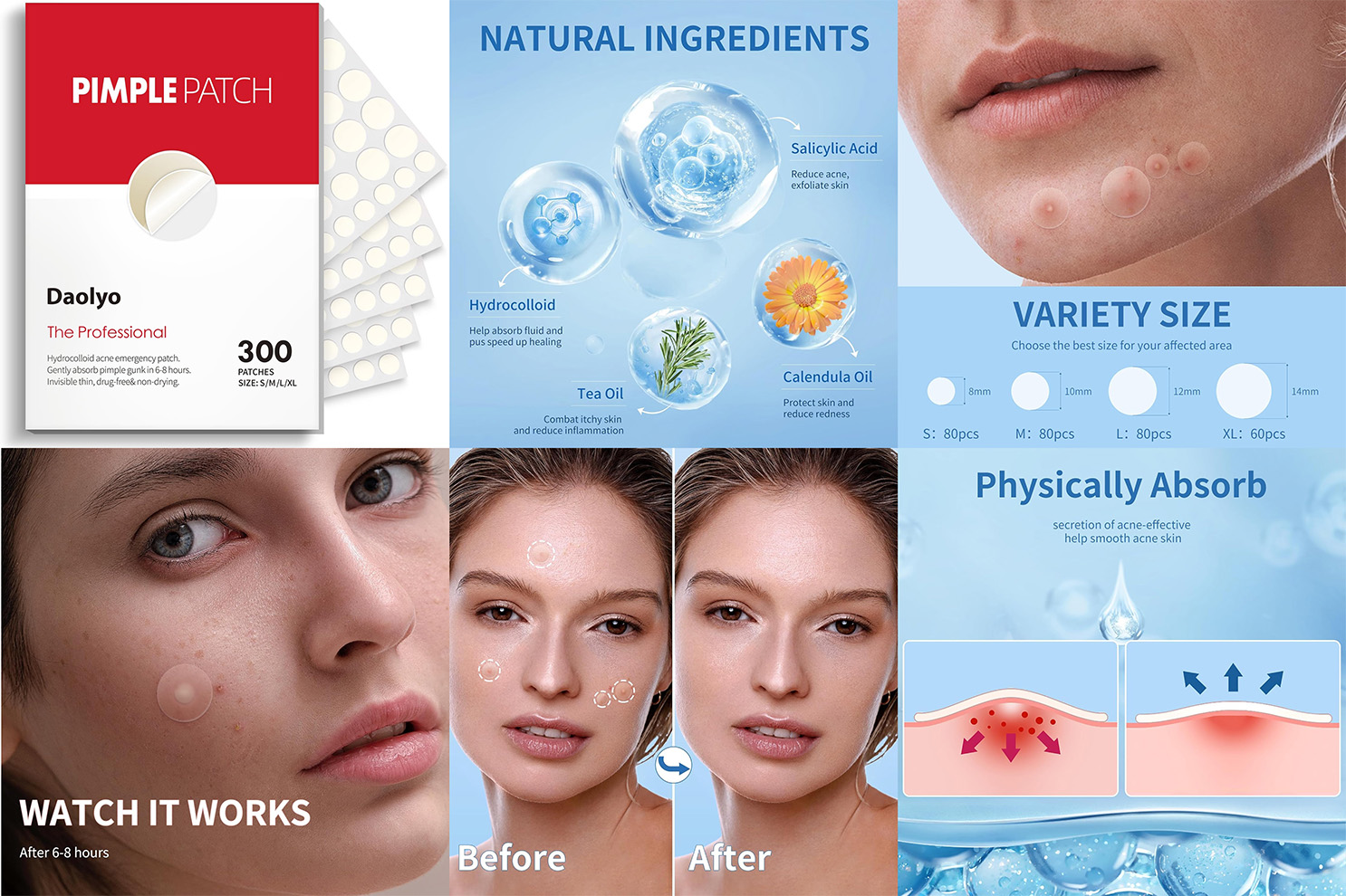 Daolyo Pimple Patch 痘痘贴