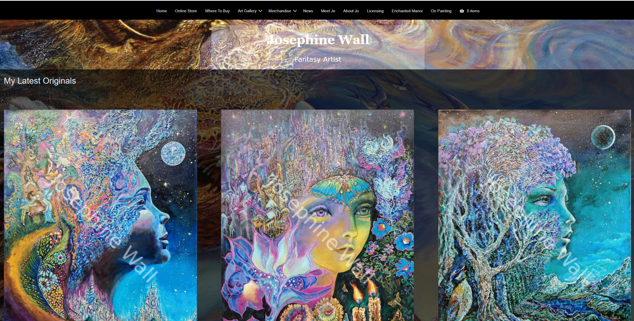 Josephine Wall 奇幻插画