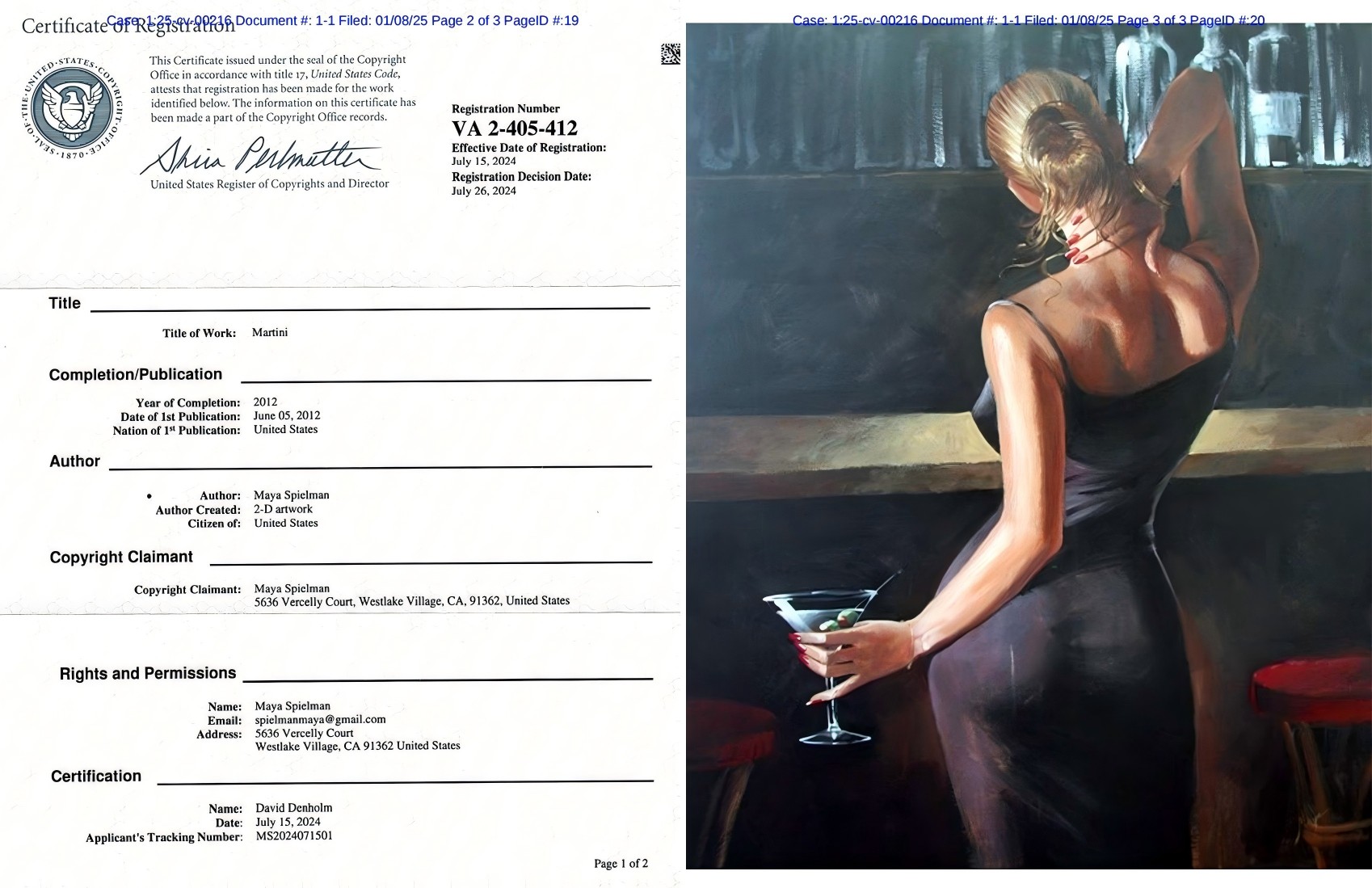 Maya Spielman 版权