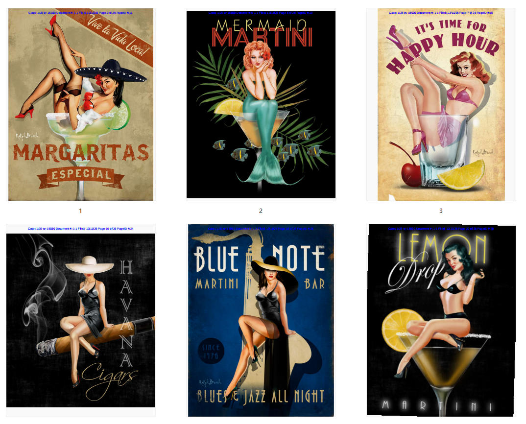 Ralph Burch 复古女郎插画