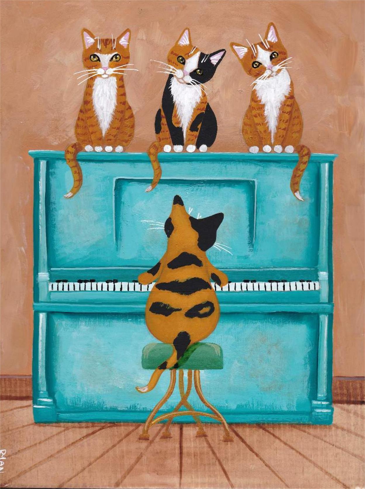 Ryan Conners 猫咪版权画