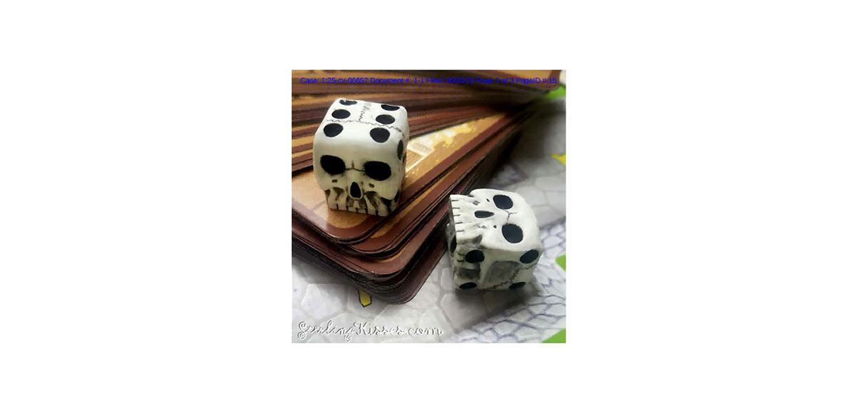 Skull Shaped Dice 骷髅骰子