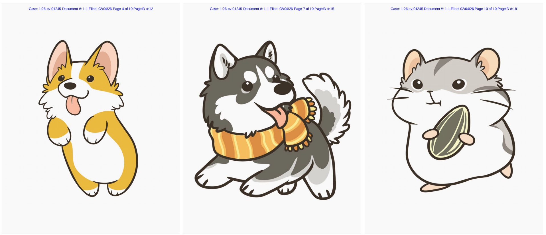 Winnie 可爱动物位图