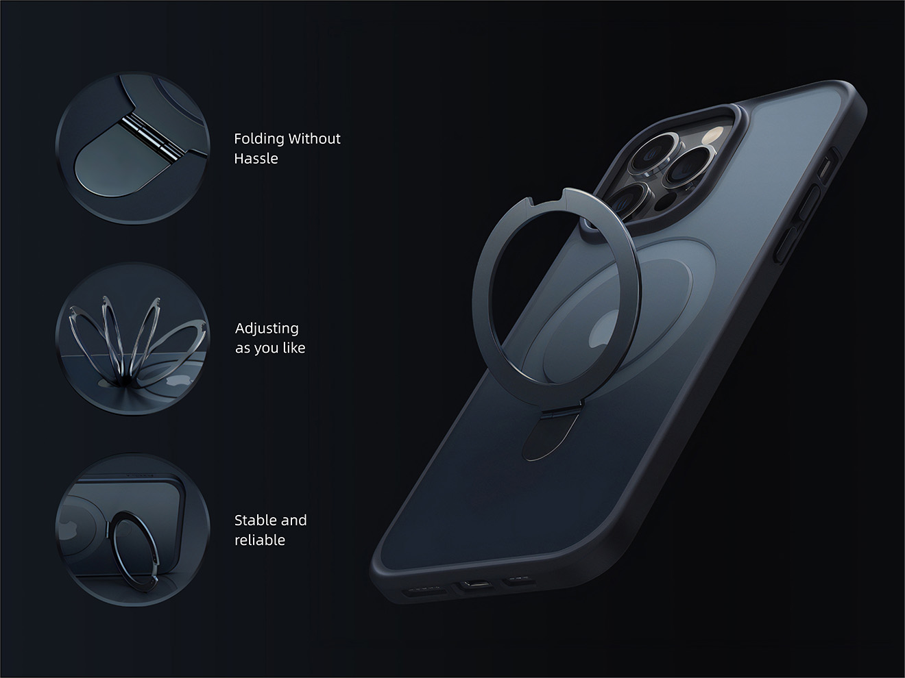 磁吸支架手机壳